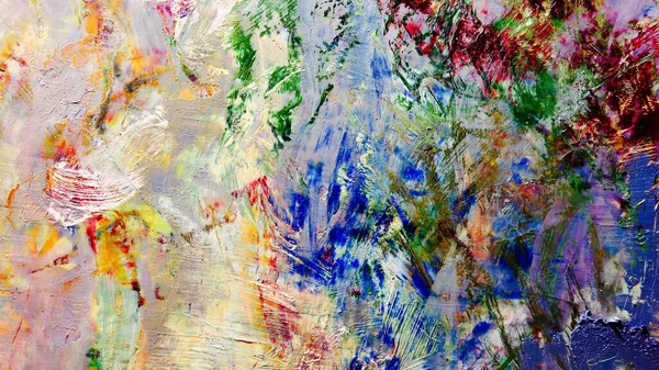 Renkli soyut arka plan duvar kağıdı. Modern motif görsel sanat. Yağlı boya karışımı. Moda el boyama bezi. Duvar dekorasyonu ve Duvar resimleri fikri