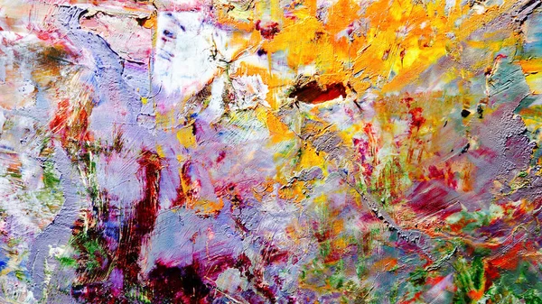 Renkli soyut arka plan duvar kağıdı. Modern motif görsel sanat. Yağlı boya karışımı. Moda el boyama bezi. Duvar dekorasyonu ve Duvar resimleri fikri