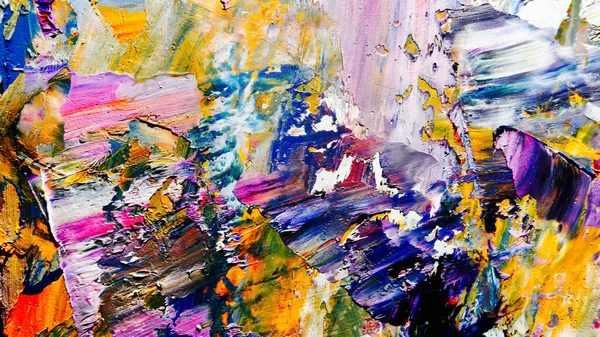 Renkli soyut arka plan duvar kağıdı. Modern motif görsel sanat. Yağlı boya karışımı. Moda el boyama bezi. Duvar dekorasyonu ve Duvar resimleri fikri.