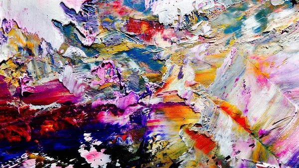 Renkli soyut arka plan duvar kağıdı. Modern motif görsel sanat. Yağlı boya karışımı. Moda el boyama bezi. Duvar dekorasyonu ve Duvar resimleri fikri.