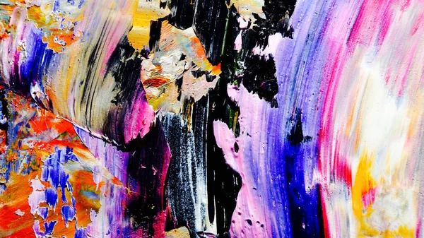 Renkli soyut arka plan duvar kağıdı. Modern motif görsel sanat. Yağlı boya karışımı. Moda el boyama bezi. Duvar dekorasyonu ve Duvar resimleri fikri.