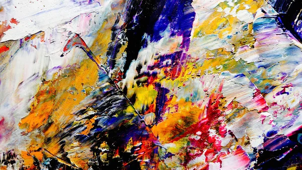 Renkli soyut arka plan duvar kağıdı. Modern motif görsel sanat. Yağlı boya karışımı. Moda el boyama bezi. Duvar dekorasyonu ve Duvar resimleri fikri.