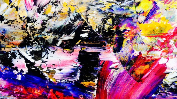 Renkli soyut arka plan duvar kağıdı. Modern motif görsel sanat. Yağlı boya karışımı. Moda el boyama bezi. Duvar dekorasyonu ve Duvar resimleri fikri.