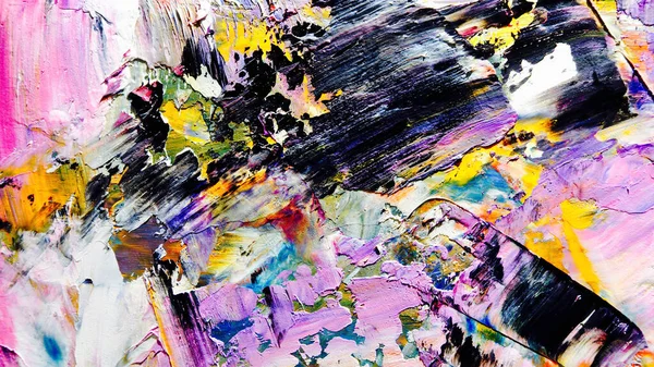 Renkli soyut arka plan duvar kağıdı. Modern motif görsel sanat. Yağlı boya karışımı. Moda el boyama bezi. Duvar dekorasyonu ve Duvar resimleri fikri.