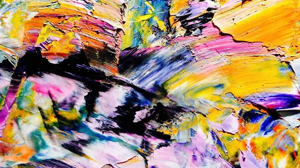 Renkli soyut arka plan duvar kağıdı. Modern motif görsel sanat. Yağlı boya karışımı. Moda el boyama bezi. Duvar dekorasyonu ve Duvar resimleri fikri.