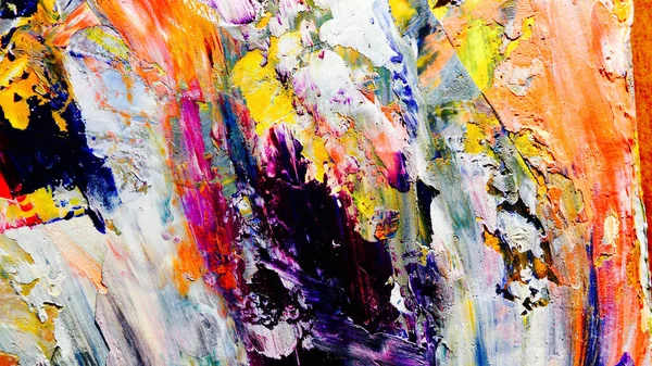 Renkli soyut arka plan duvar kağıdı. Modern motif görsel sanat. Yağlı boya karışımı. Moda el boyama bezi. Duvar dekorasyonu ve Duvar resimleri fikri.