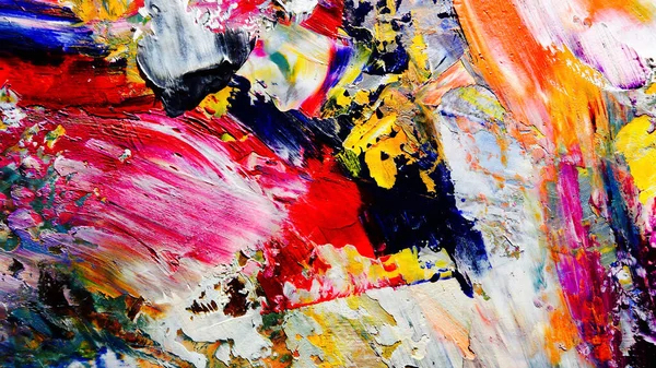 Renkli soyut arka plan duvar kağıdı. Modern motif görsel sanat. Yağlı boya karışımı. Moda el boyama bezi. Duvar dekorasyonu ve Duvar resimleri fikri.