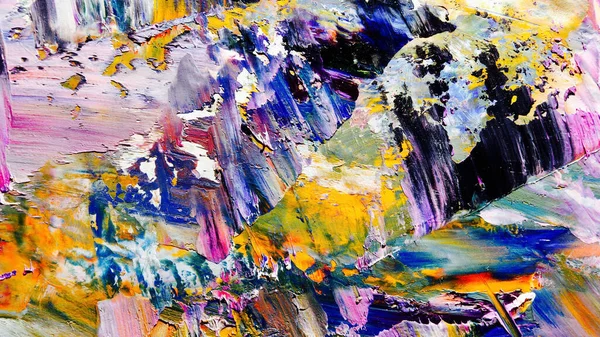 Renkli soyut arka plan duvar kağıdı. Modern motif görsel sanat. Yağlı boya karışımı. Moda el boyama bezi. Duvar dekorasyonu ve Duvar resimleri fikri.