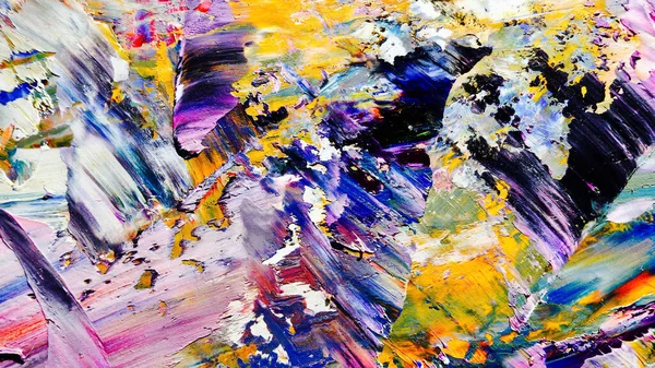 Renkli soyut arka plan duvar kağıdı. Modern motif görsel sanat. Yağlı boya karışımı. Moda el boyama bezi. Duvar dekorasyonu ve Duvar resimleri fikri.