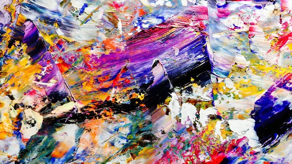 Renkli soyut arka plan duvar kağıdı. Modern motif görsel sanat. Yağlı boya karışımı. Moda el boyama bezi. Duvar dekorasyonu ve Duvar resimleri fikri. 