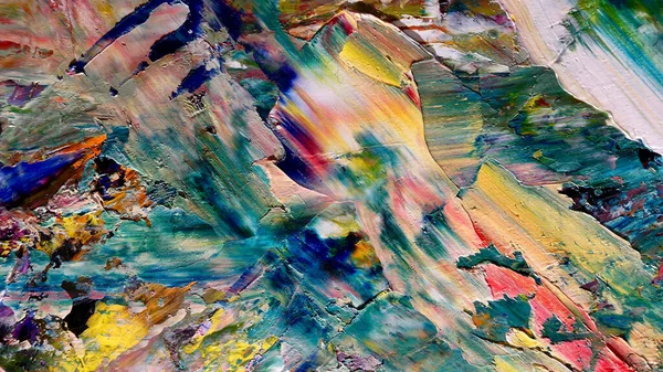 Renkli soyut arka plan duvar kağıdı. Modern motif görsel sanat. Yağlı boya karışımı. Moda el boyama bezi. Duvar dekorasyonu ve duvar resimleri fikri. 3 Boyutlu Doku