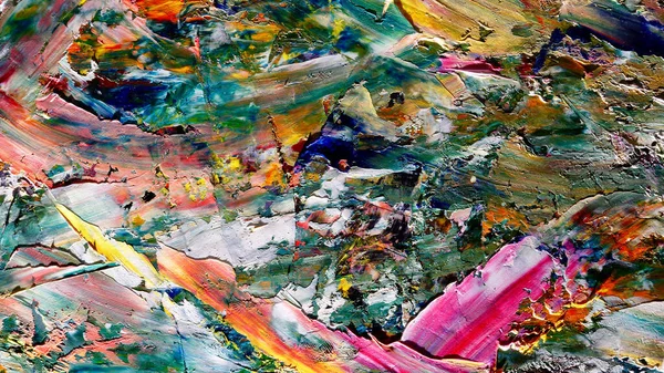 Renkli soyut arka plan duvar kağıdı. Modern motif görsel sanat. Yağlı boya karışımı. Moda el boyama bezi. Duvar dekorasyonu ve Duvar resimleri fikri.