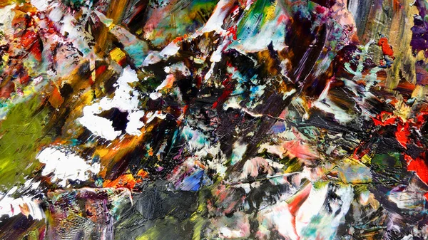 Renkli soyut arka plan duvar kağıdı. Modern motif görsel sanat. Yağlı boya karışımı. Moda el boyama bezi. Duvar dekorasyonu ve Duvar resimleri fikri.
