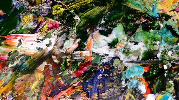 Renkli soyut arka plan duvar kağıdı. Modern motif görsel sanat. Yağlı boya karışımı. Moda el boyama bezi. Duvar dekorasyonu ve Duvar resimleri fikri.