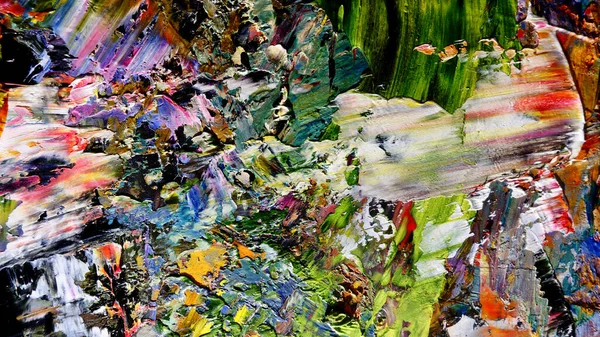 Renkli soyut arka plan duvar kağıdı. Modern motif görsel sanat. Yağlı boya karışımı. Moda el boyama bezi. Duvar dekorasyonu ve Duvar resimleri fikri.