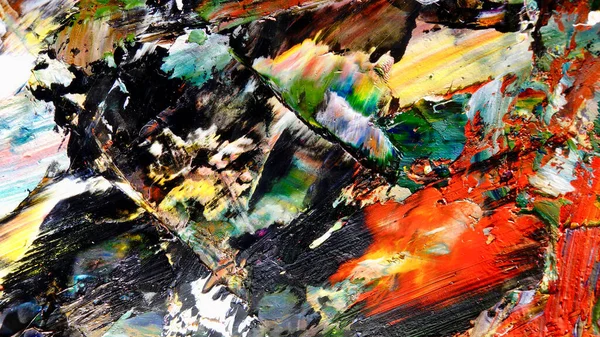 Renkli soyut arka plan duvar kağıdı. Modern motif görsel sanat. Yağlı boya karışımı. Moda el boyama bezi. Duvar dekorasyonu ve Duvar resimleri fikri
