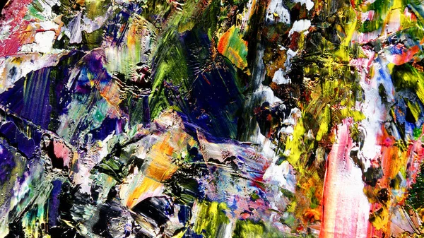 Renkli soyut arka plan duvar kağıdı. Modern motif görsel sanat. Yağlı boya karışımı. Moda el boyama bezi. Duvar dekorasyonu ve Duvar resimleri fikri