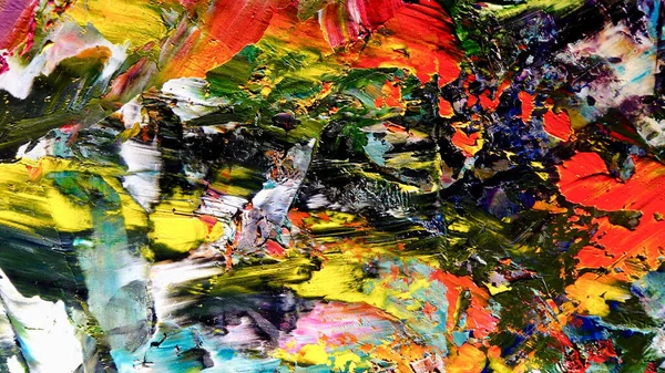 Renkli soyut arka plan duvar kağıdı. Modern motif görsel sanat. Yağlı boya karışımı. Moda el boyama bezi. Duvar dekorasyonu ve Duvar resimleri fikri.