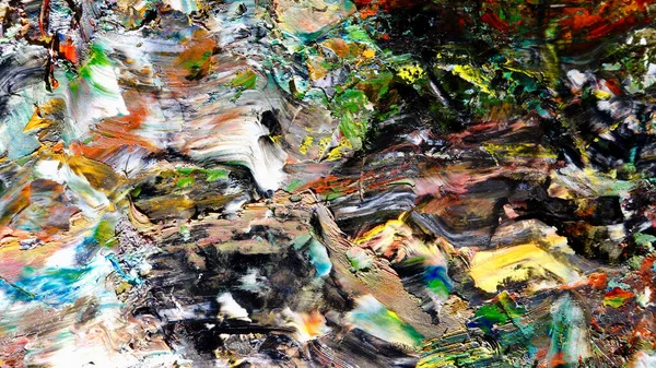 Renkli soyut arka plan duvar kağıdı. Modern motif görsel sanat. Yağlı boya karışımı. Moda el boyama bezi. Duvar dekorasyonu ve Duvar resimleri fikri.