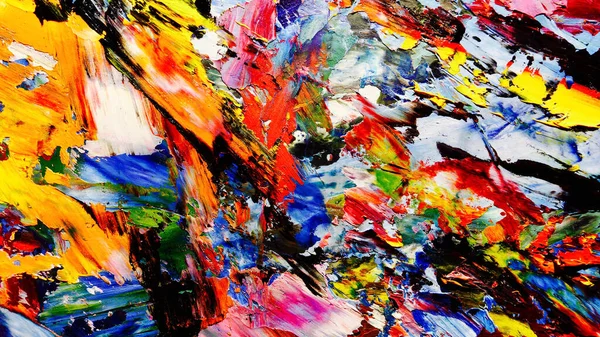 Renkli soyut arkaplan dokusu. Modern motif görsel sanat. Yağlı boya karışımı. Moda el boyama bezi. Duvar dekorasyonu ve Duvar arkaplan resimleri fikri.