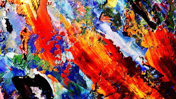 Renkli soyut arkaplan dokusu. Modern motif görsel sanat. Yağlı boya karışımı. Moda el boyama bezi. Duvar dekorasyonu ve Duvar arkaplan resimleri fikri