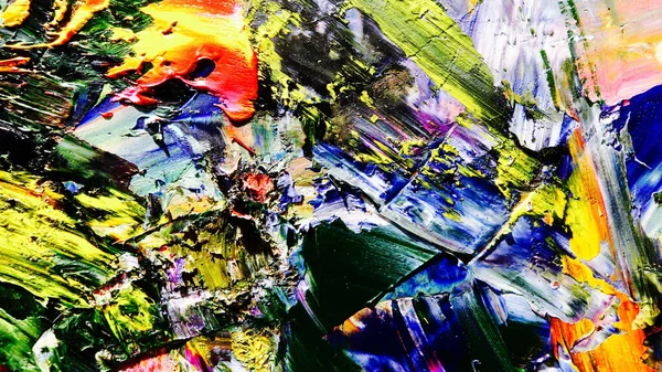 Renkli soyut arkaplan dokusu. Modern motif görsel sanat. Yağlı boya karışımı. Moda el boyama bezi. Duvar dekorasyonu ve Duvar arkaplan resimleri fikri.