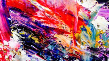 Renkli soyut arkaplan dokusu. Modern motif görsel sanat. Yağlı boya karışımı. Moda el boyama bezi. Duvar dekorasyonu ve Duvar arkaplan resimleri fikri