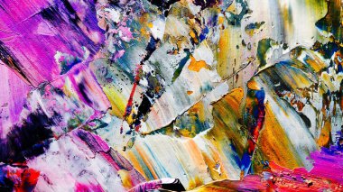 Renkli soyut arkaplan dokusu. Modern motif görsel sanat. Yağlı boya karışımı. Moda el boyama bezi. Duvar dekorasyonu ve Duvar arkaplan resimleri fikri