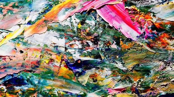 Renkli soyut arkaplan dokusu. Modern motif görsel sanat. Yağlı boya karışımı. Moda el boyama bezi. Duvar dekorasyonu ve Duvar arkaplan resimleri fikri.