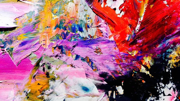 Renkli soyut arkaplan dokusu. Modern motif görsel sanat. Yağlı boya karışımı. Moda el boyama bezi. Duvar dekorasyonu ve Duvar arkaplan resimleri fikri.