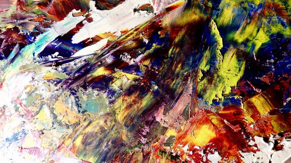 Renkli soyut arkaplan dokusu. Modern motif görsel sanat. Yağlı boya karışımı. Moda el boyama bezi. Duvar dekorasyonu ve Duvar arkaplan resimleri fikri.