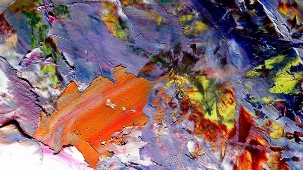 Renkli soyut arkaplan dokusu. Modern motif görsel sanat. Yağlı boya karışımı. Moda el boyama bezi. Duvar dekorasyonu ve Duvar arkaplan resimleri fikri.