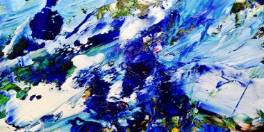 Renkli soyut arkaplan dokusu. Modern motif görsel sanat. Yağlı boya karışımı. Moda el boyama bezi. Duvar dekorasyonu ve Duvar arkaplan resimleri fikri. 