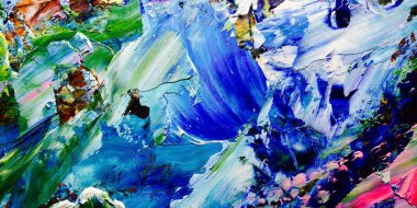 Renkli soyut arkaplan dokusu. Modern motif görsel sanat. Yağlı boya karışımı. Moda el boyama bezi. Duvar dekorasyonu ve Duvar arkaplan resimleri fikri.