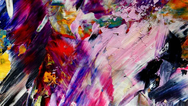 Renkli soyut arkaplan dokusu. Modern motif görsel sanat. Yağlı boya karışımı. Moda el boyama bezi. Duvar dekorasyonu ve Duvar arkaplan resimleri fikri.