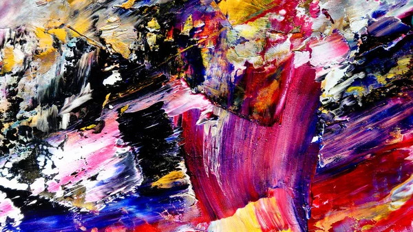 Renkli soyut arkaplan dokusu. Modern motif görsel sanat. Yağlı boya karışımı. Moda el boyama bezi. Duvar dekorasyonu ve Duvar arkaplan resimleri fikri. 