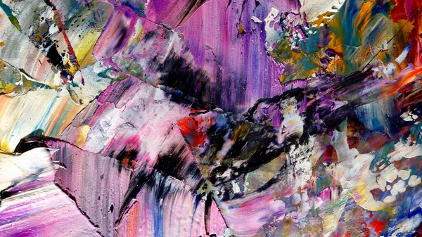 Renkli soyut arkaplan dokusu. Modern motif görsel sanat. Yağlı boya karışımı. Moda el boyama bezi. Duvar dekorasyonu ve Duvar arkaplan resimleri fikri. 