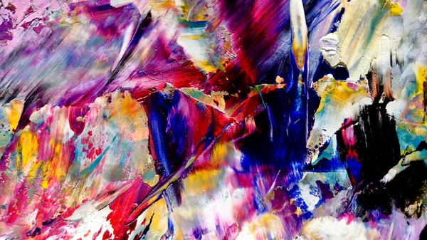 Renkli soyut arkaplan dokusu. Modern motif görsel sanat. Yağlı boya karışımı. Moda el boyama bezi. Duvar dekorasyonu ve Duvar arkaplan resimleri fikri. 