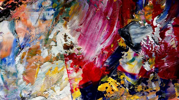 Renkli soyut arkaplan dokusu. Modern motif görsel sanat. Yağlı boya karışımı. Moda el boyama bezi. Duvar dekorasyonu ve Duvar arkaplan resimleri fikri. 