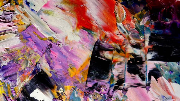 Renkli soyut arkaplan dokusu. Modern motif görsel sanat. Yağlı boya karışımı. Moda el boyama bezi. Duvar dekorasyonu ve Duvar arkaplan resimleri fikri.