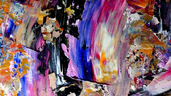Renkli soyut arkaplan dokusu. Modern motif görsel sanat. Yağlı boya karışımı. Moda el boyama bezi. Duvar dekorasyonu ve Duvar arkaplan resimleri fikri.