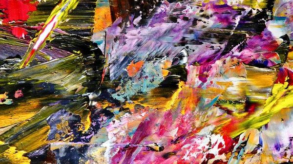 Renkli soyut arkaplan dokusu. Modern motif görsel sanat. Yağlı boya karışımı. Moda el boyama bezi. Duvar dekorasyonu ve Duvar arkaplan resimleri fikri.