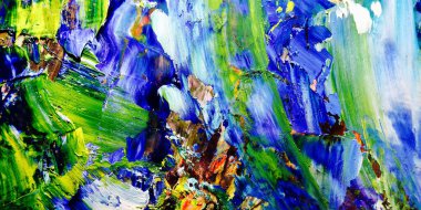 Renkli soyut arkaplan dokusu. Modern motif görsel sanat. Yağlı boya karışımı. Moda el boyama bezi. Duvar dekorasyonu ve Duvar arkaplan resimleri fikri. 