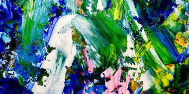 Renkli soyut arkaplan dokusu. Modern motif görsel sanat. Yağlı boya karışımı. Moda el boyama bezi. Duvar dekorasyonu ve Duvar arkaplan resimleri fikri. 