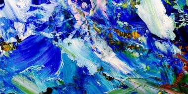 Renkli soyut arkaplan dokusu. Modern motif görsel sanat. Yağlı boya karışımı. Moda el boyama bezi. Duvar dekorasyonu ve Duvar arkaplan resimleri fikri. 