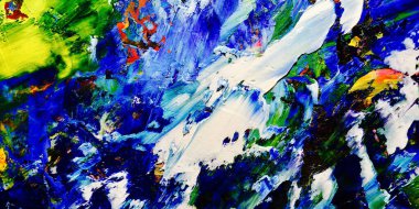 Renkli soyut arkaplan dokusu. Modern motif görsel sanat. Yağlı boya karışımı. Moda el boyama bezi. Duvar dekorasyonu ve Duvar arkaplan resimleri fikri.