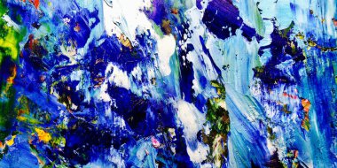 Renkli soyut arkaplan dokusu. Modern motif görsel sanat. Yağlı boya karışımı. Moda el boyama bezi. Duvar dekorasyonu ve Duvar arkaplan resimleri fikri.