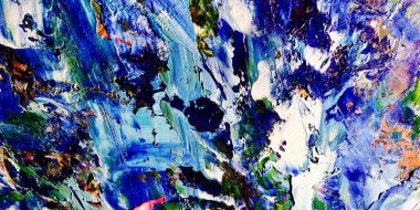 Renkli soyut arkaplan dokusu. Modern motif görsel sanat. Yağlı boya karışımı. Moda el boyama bezi. Duvar dekorasyonu ve Duvar arkaplan resimleri fikri.