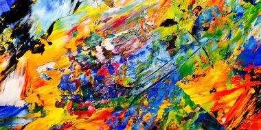 Renkli soyut arkaplan dokusu. Modern motif görsel sanat. Yağlı boya karışımı. Moda el boyama bezi. Duvar dekorasyonu ve Duvar arkaplan resimleri fikri.