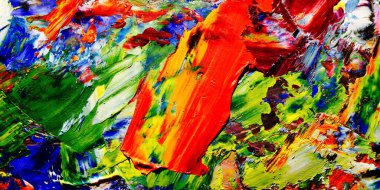 Renkli soyut arkaplan dokusu. Modern motif görsel sanat. Yağlı boya karışımı. Moda el boyama bezi. Duvar dekorasyonu ve Duvar arkaplan resimleri fikri.